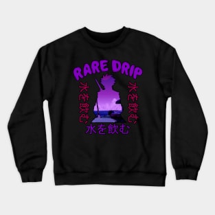 Rare Drip - Rare Japanese Vaporwave Aesthetic Crewneck Sweatshirt